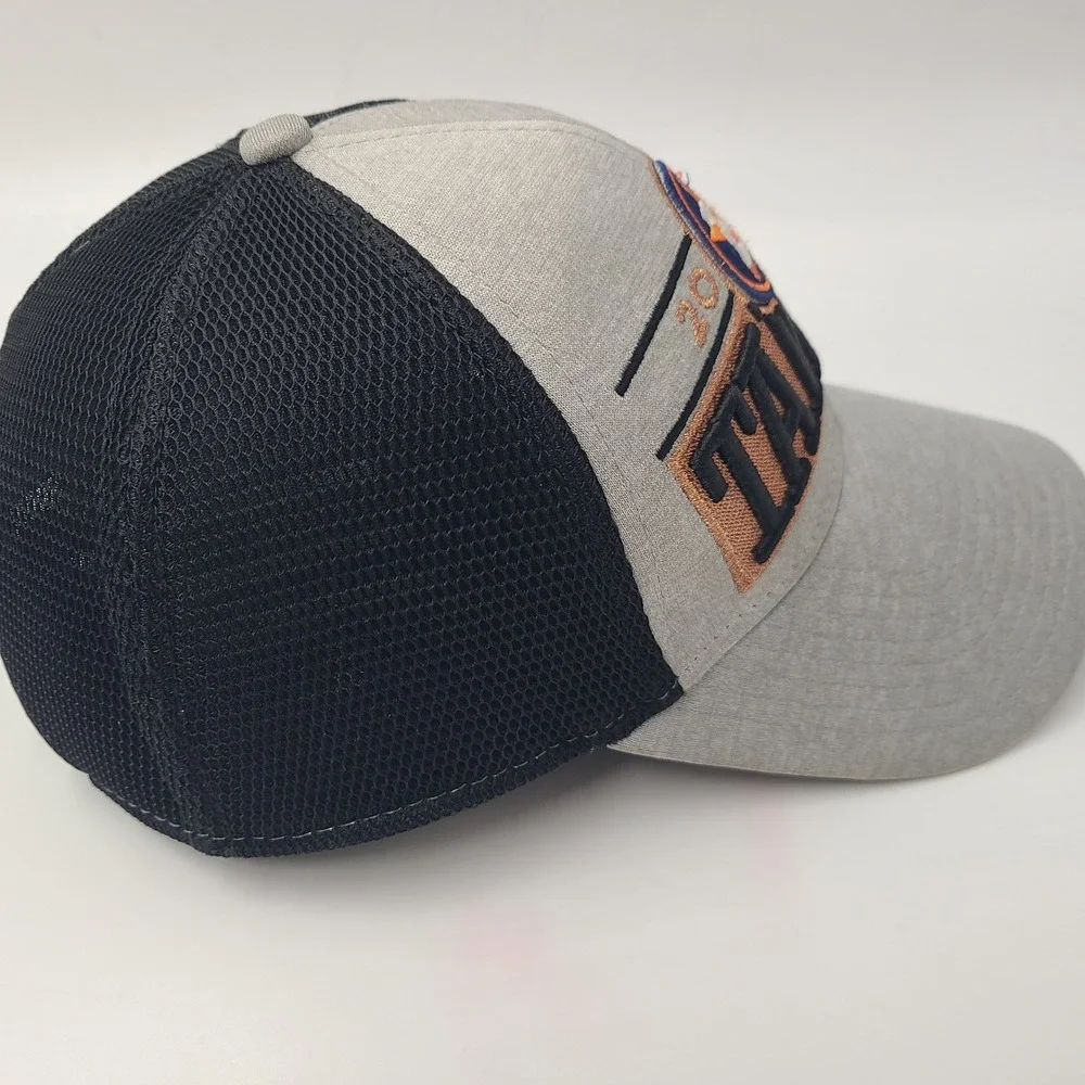 Houston Astros Hat Snapback New Era 9Forty Gray Black MLB 2017 Postseason Men‎